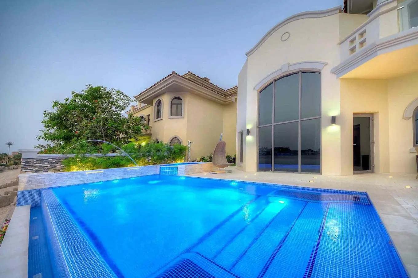 Villa pool renovation work in progress by Altaif in Dubai